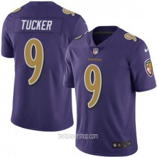 Justin Tucker Baltimore Ravens Mens Game Color Rush Purple Jersey Bestplayer
